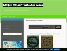Tablet Screenshot of mandalaszumausdrucken.com